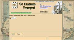 Desktop Screenshot of gjetransport.com